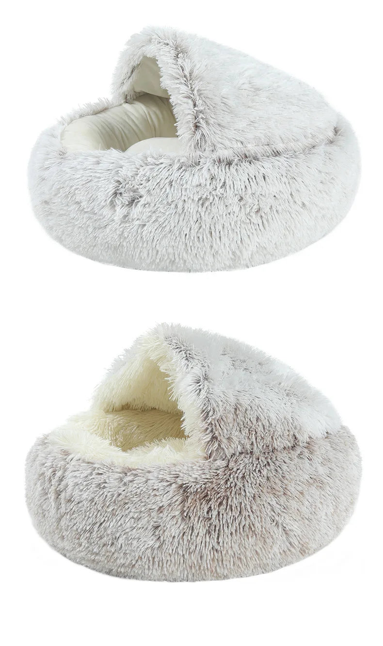 Autumn & Winter Soft Plush Pet Bed